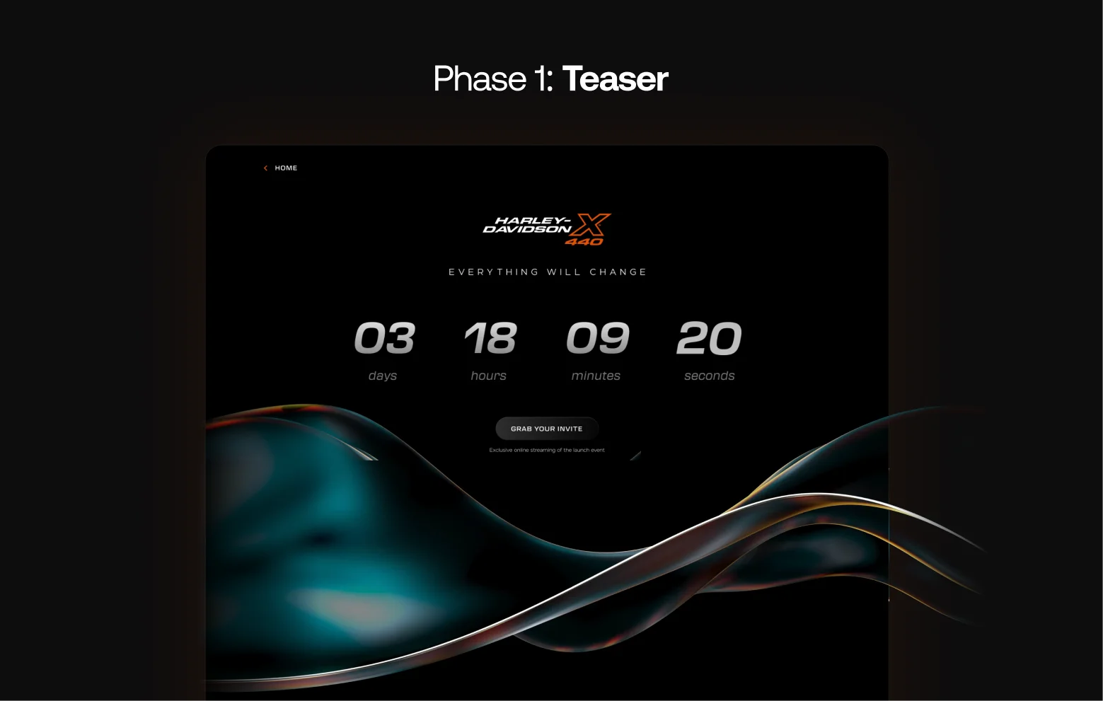 Harley-Davidson X440 teaser phase
