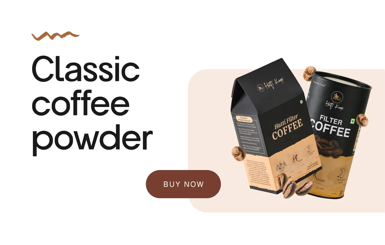 Hatti Kaapi UI design