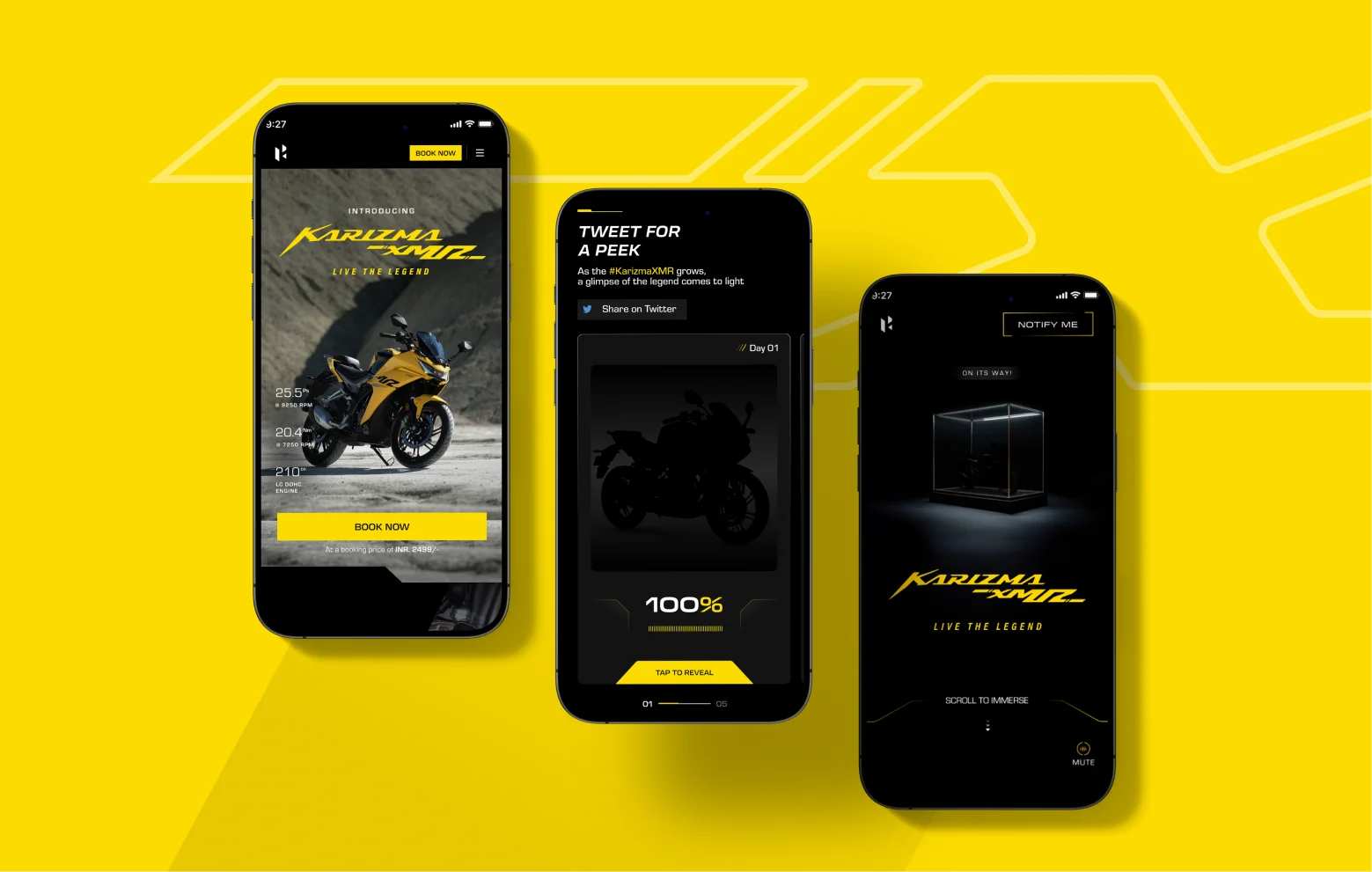Karizma Mobile UI