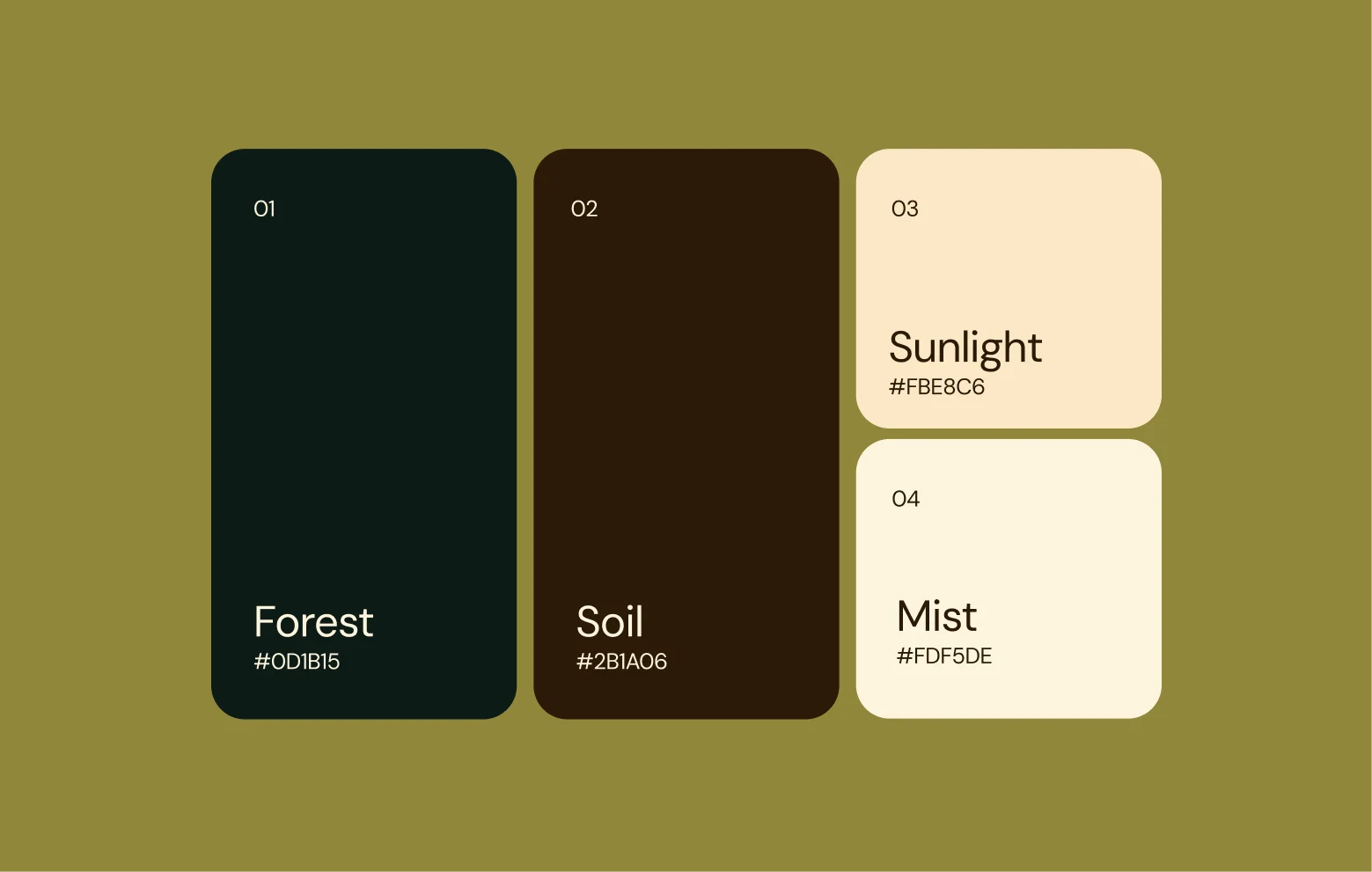 Sudharma color palette